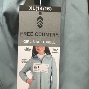 Free Country Girls' Softshell Jacket - Sage Green